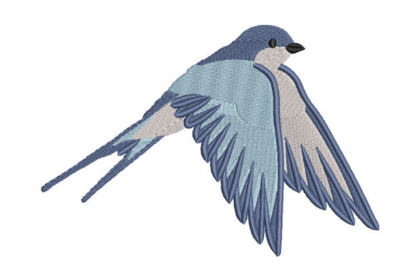 Bluebird in Flight: A Seasonal Embroidery Review