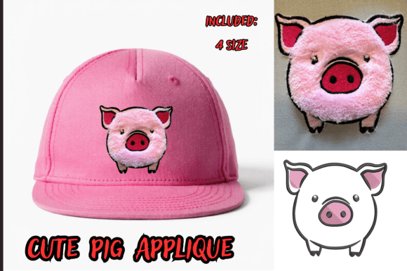 Cute Pig Applique Review