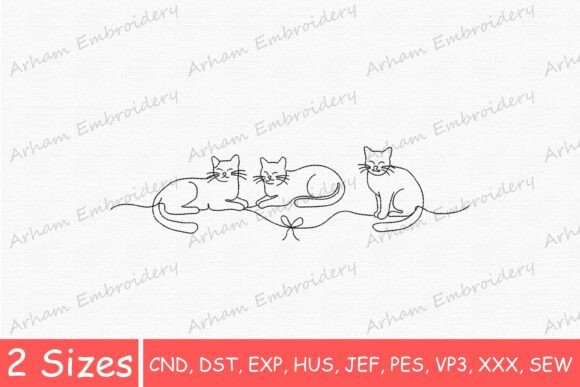 Cute Three Cats Line Art: A Boutique Sweatshirt Review