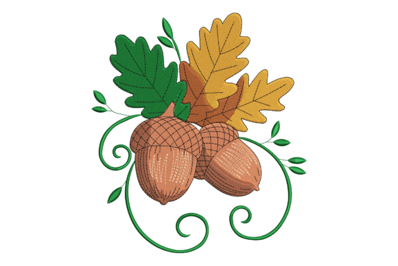 Fall Acorn Cluster Review: Boutique Sweatshirt Design