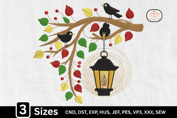 Nature Autumn Fall Blackbird Lantern Review