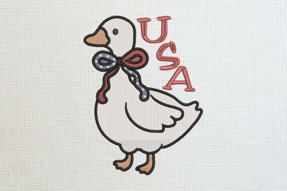 Patriotic 4th of July Goose