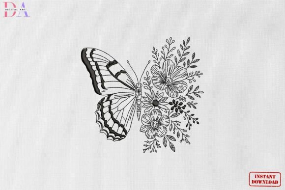 Review: Butterfly Wildflower Botanical for Boutique Sweatshirts