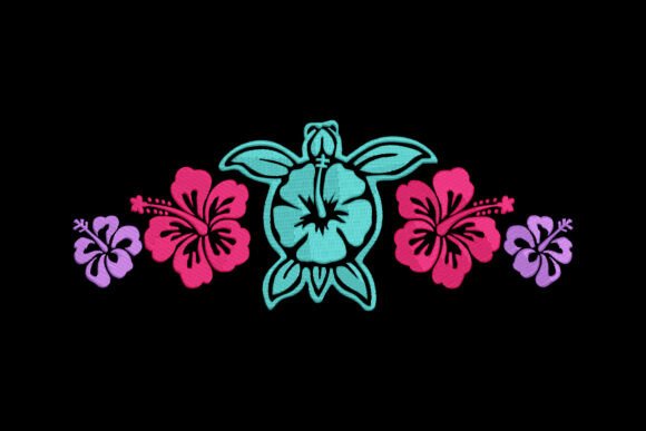 Sea Turtle Hibiscus Flower