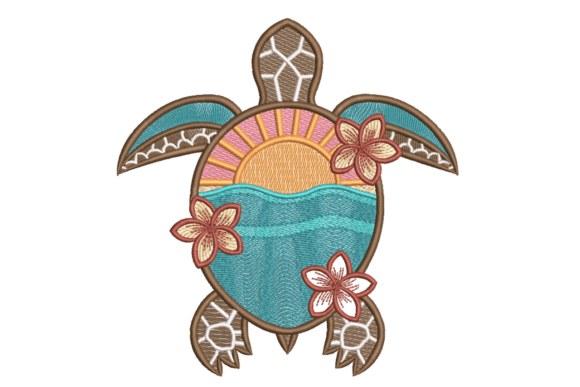Turtle Sunset – Tropical Beach