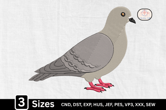 Urban Dove Pigeon: A Realistic Embroidery Design Review