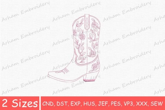 Western Floral Cowgirl Boot Design Review